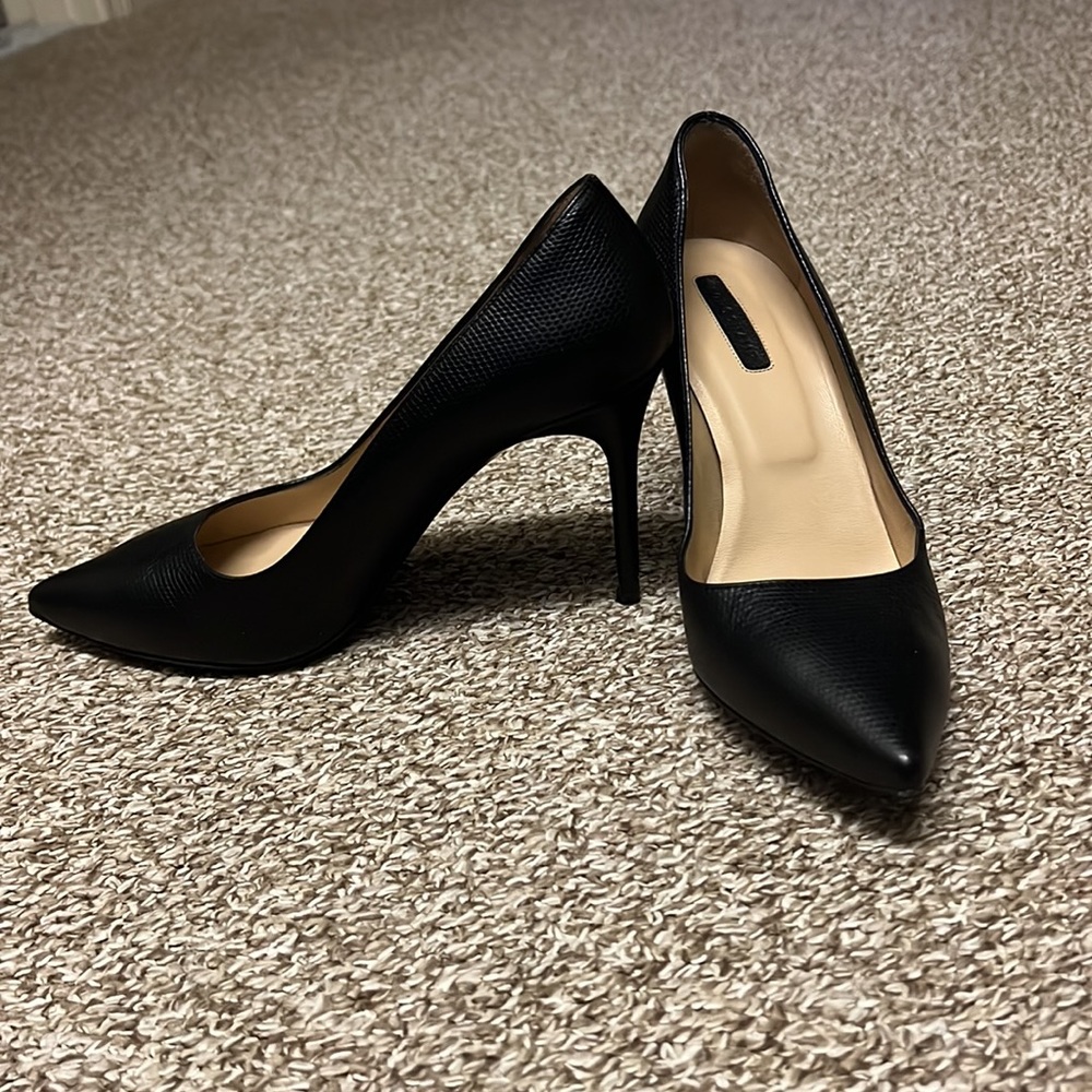 Longchamp Roseau leather heels - Size 6.5